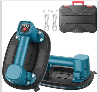 Elektrischer Fliesensaugnapfheber 2 Stück, 10'' Glas Saugnapf Dual Motoren