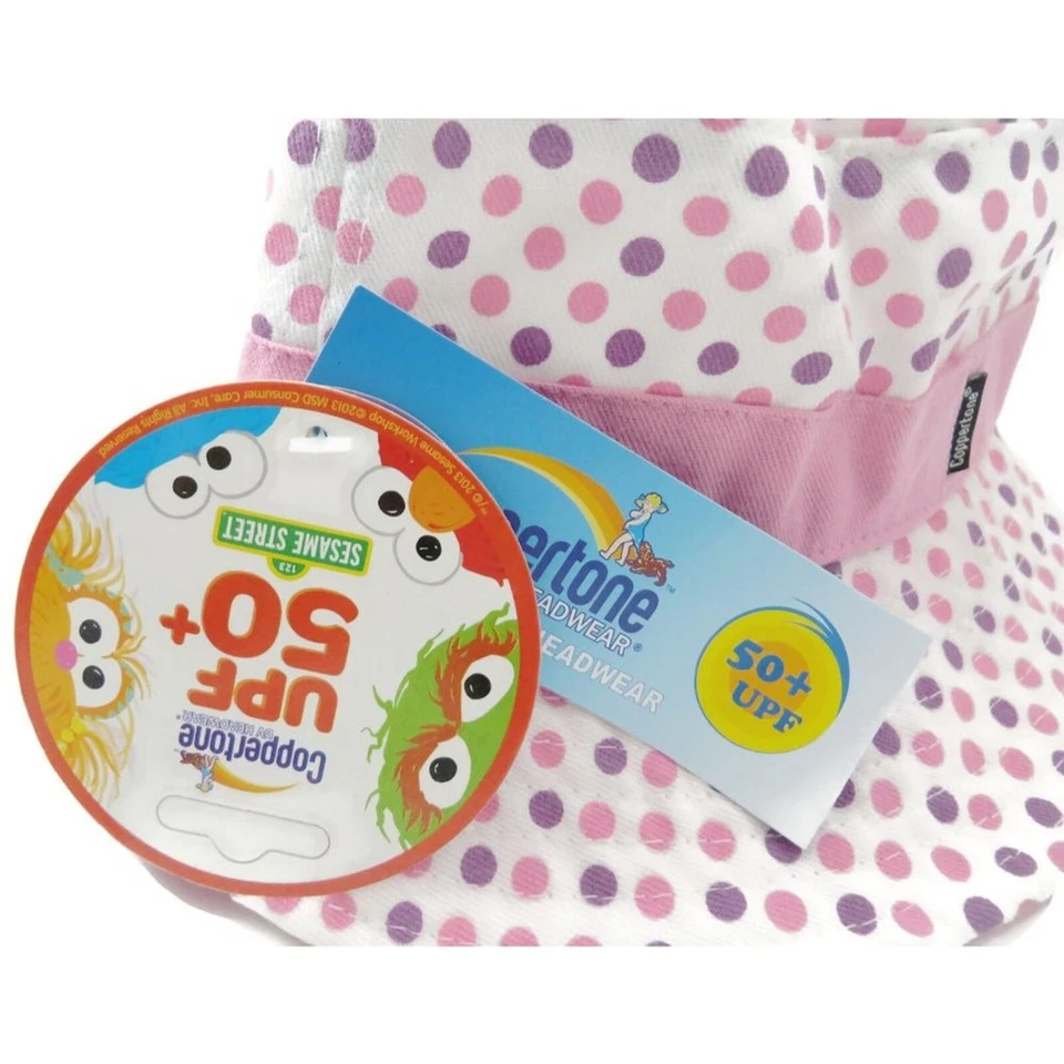 Sesame Street ABBY CADABBY SOMBRERO Cubo Sol Lunares Verano Nuevo Talla Única Foto 3 de 4