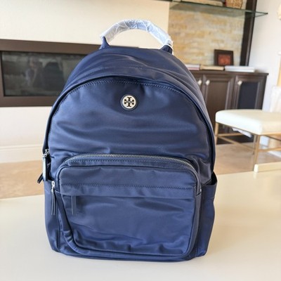 Tory Burch Nylon Backpack 173559 Tory Navy & Gift Receipt $350