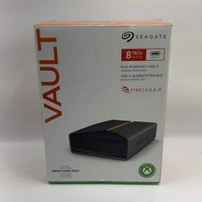 New Seagate External FireCuda X 8TB USB-C to USB-C HDD SRD0BP1