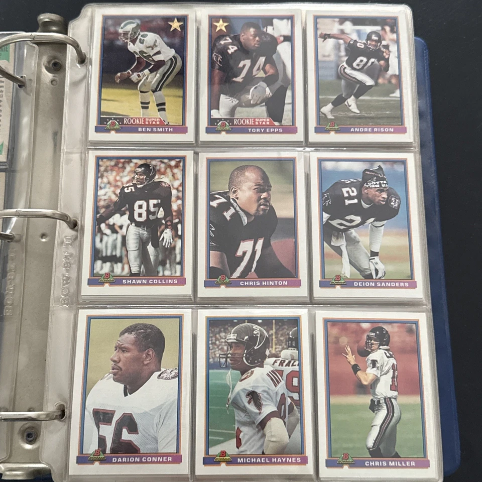 1991 Bowman Football Card #s 1-187 +Rookies -You Pick - NFL Trading Cards - Image 2 of 4