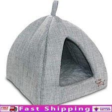 Cozy Plush Pet Tent Soft Bed Dog Cat Indoor House Crate Durable Machine Washable