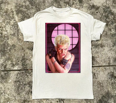 Billy Idol WHite Cotton Shirt All size S-5XL Unisex TH731