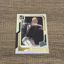 2026 Panini Donruss Baseball  Kruz Schoolcraft Rated Prospect Holo Foil
