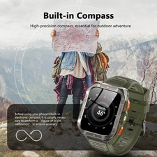 Blackview W80 Pro Rugged Smart Watch Men GPS Sport Tracker  AI Translation Watch 4