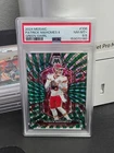 2024 FOTL Mosaic Green Swirl Rookie PATRICK MAHOMES  /13 PSA 8.5
