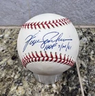 FERGIE JENKINS HOF 91 SIGNED NATIONAL LEAGUE  BASEBALL  & Cube CHICAGO CUBS