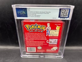 1998 Pokemon Red Version Game Boy PSA 9.8 A+ Graded FACTORY SEALED MINT WATA VGA