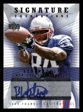 2004 Upper Deck Foundations Ben Watson -BW Signature Foundations Auto TV1964