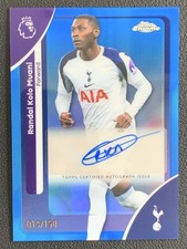 Randal Kolo Muani 2025-26 Topps Chrome Premier League Blue Auto /150 #CA-MI