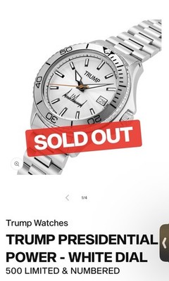 TRUMP PRESIDENTIAL POWER - WHITE DIAL