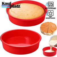 Kuchenform Silikon Rund 20Cm 8 Zoll 2 StüCk Backform FüR Schichtkuchen