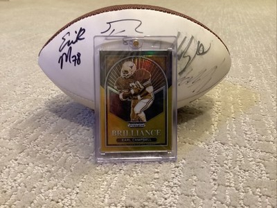 2023 Panini Prizm Draft Picks Brilliance Earl Campbell #BR-11 Gold Prizm /10