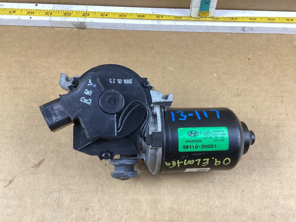 Motor limpiaparabrisas delantero Hyundai Elantra 2007-2010 98110-2H001 OEM Foto 2 de 4