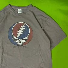 XL Y2K Grateful Dead Steal Your Face T-Shirt Gildan Ultra Cotton Mens