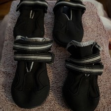 4pcs Anti Slip Dog Socks Outdoor Dog Boots Waterproof Shoes Paw Protector Sz 5
