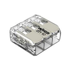 221483 221 Series LeverNuts Hazardous 3Conductor Splicing 2412 AWG 50 PCS