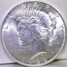 1922 P Silver Peace Dollar BU