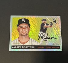 2025 Topps Platinum Chrome Baseball Andrew Benintendi Topps Logo refractor /499