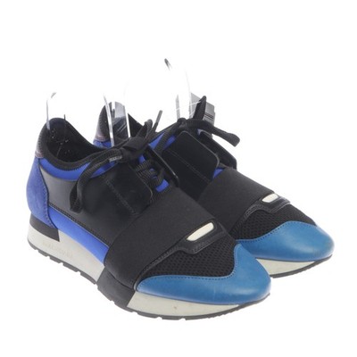 Sneaker Balenciaga Blau Schwarz 37 EUR Race Runner