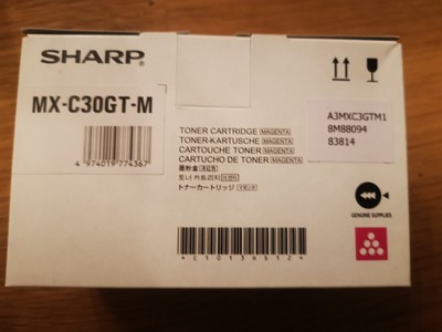 Sharp original TONER MX-C30GT-M MXC30GTM MX-C30GTM Magenta C301W C303W C304W 