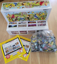 Complete Eurographics 1000 Piece Panoramic Jigsaw Puzzle- Garden Birds