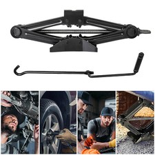 1 Ton Scissor Jack for Car Van - Wind Up Jack with Speed Crank Handle