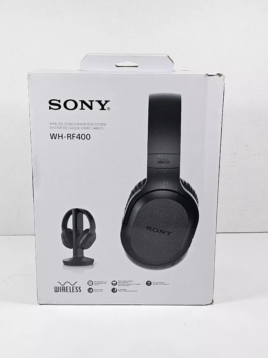 Sony RF400 Wireless Home Theater Headphones for TV - Black