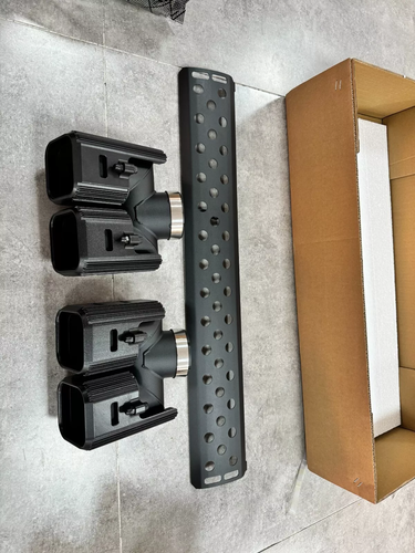 Khan Look Exhause Pipe fits for Defender 110 130 2020-2025 3PCS Black Tail Pipe - Picture 13 of 15