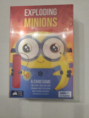 Exploding Minion NEW Exploding Minions Special Edition Card Game by Exploding Kittens ...
