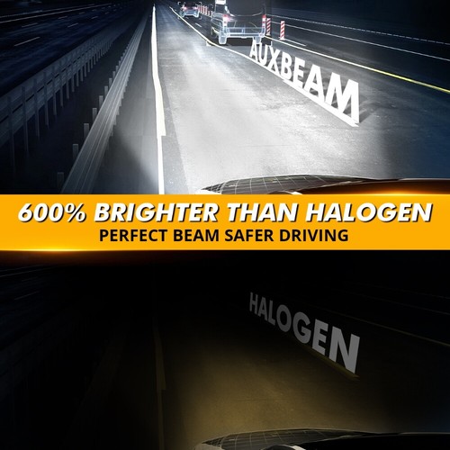 AUXBEAM 9005+H11+9145 H10 LED Headlight Fog Bulbs 6500K for Ford F-150 2015-2024 - Picture 8 of 12
