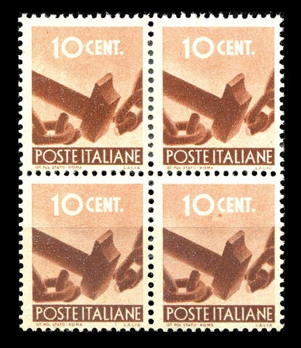 ITALIA ITALY 1945-46 Serie Democratica in quartine MNH ** valori a scelta - Picture 2 of 22