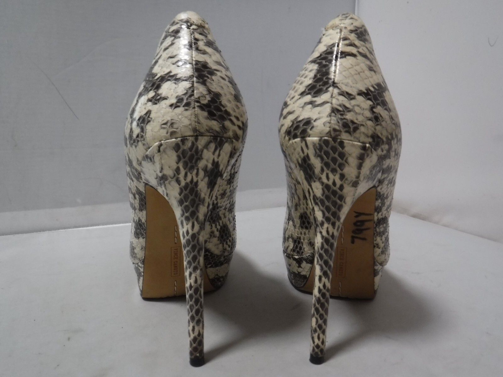 Vince Camuto Lorim Snake Print Python Platform Pu… - image 12