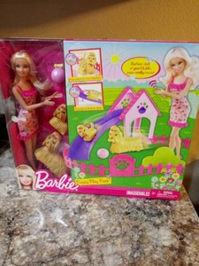 barbie puppy play park