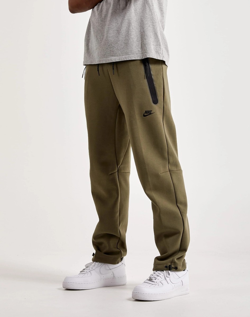 New Nike Sportswear Tech Fleece Olive Green Pants Joggers Sz XS