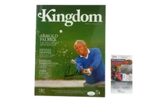 Arnold Palmer Autographed Cover JSA Certified KINGDOM Magazine Signed Issue 10