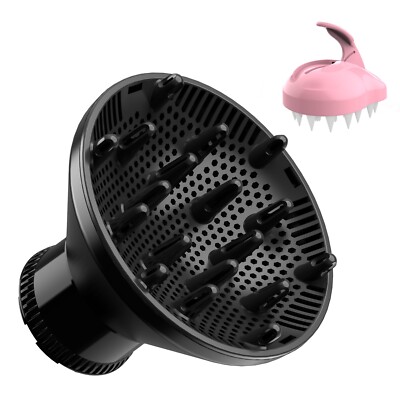Universal Hair Diffuser, Hair Dryer Diffuser Attachment for Curly Hair