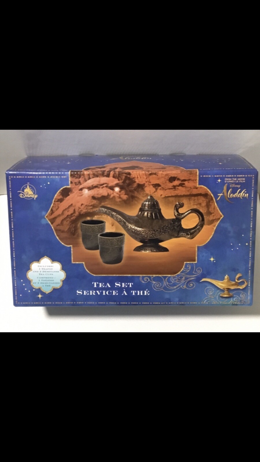 NEW Disney Parks Aladdin Live Action Film Movie Genie Lamp Tea Set With ...