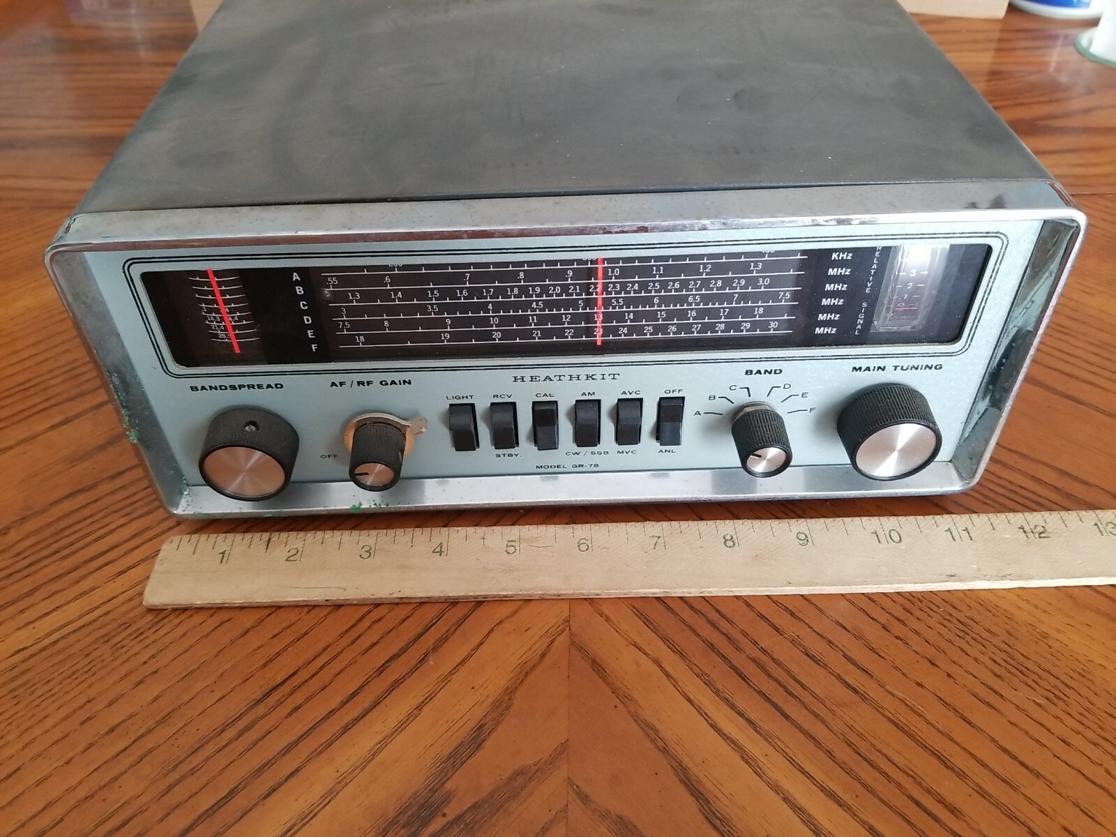 Vintage Heathkit Shortwave Radio GR78 UNTESTED PARTS OR REPAIR eBay