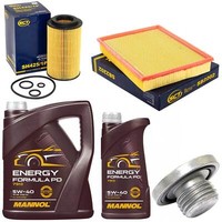 MotoröL Filter Set 5W-40 6 Liter + ÖLablassschraube FüR Opel Vectra C Signum 2.2
