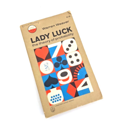 Vintage Paperback 1963 Lady Luck The Theory of Probability by Warren Weaver #S30