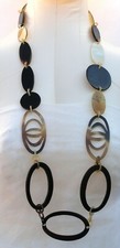 BUFFALO HORN JEWELRY NECKLACE CHAIN
