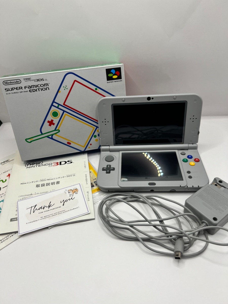 Excellent+++++]Nintendo 3DS LL super famicom Edition Console Game