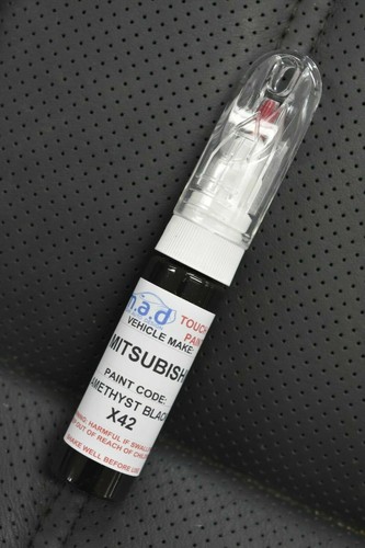 Mitsubishi Améthyste BLACK X42 Touch Up Stylo Bouteille Pinceau Rayures - Picture 2 of 4