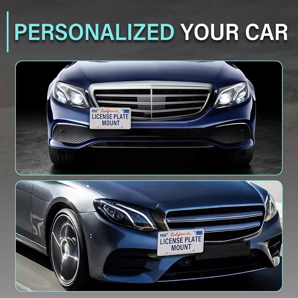 Gancho de remolque delantero para automóvil Benz W205 C400 C43AMG C63AMG montaje de soporte de matrícula Foto 2 de 4