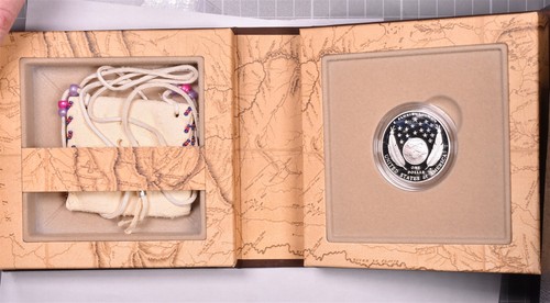 2004 Lewis & Clark Coin & Pouch Set - Rob Snider Great Sioux Nation - Picture 3 of 5
