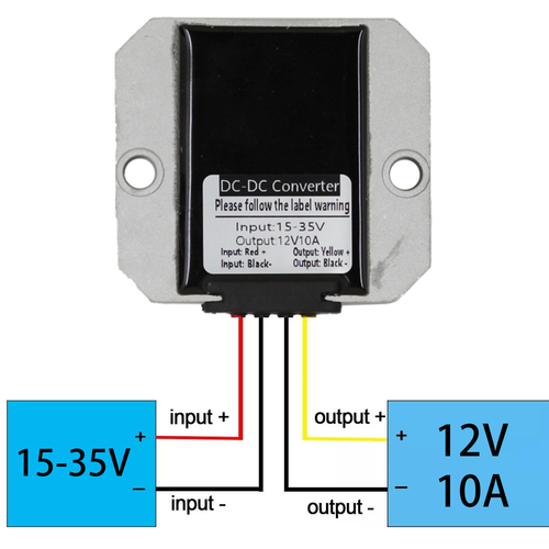 DIY Adapter DC 18V to 12V Step Down Voltage Converter For Dewalt 18V 20V Battery - Picture 5 of 14