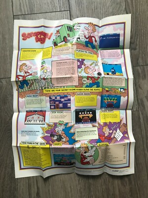 Scrapyard Dog Foldable Poster Atari Lynx System Instruction Manual