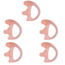 5-Pack Refuelergy Medium Police EarMold Eartip Piece Two Way Radio Flexible