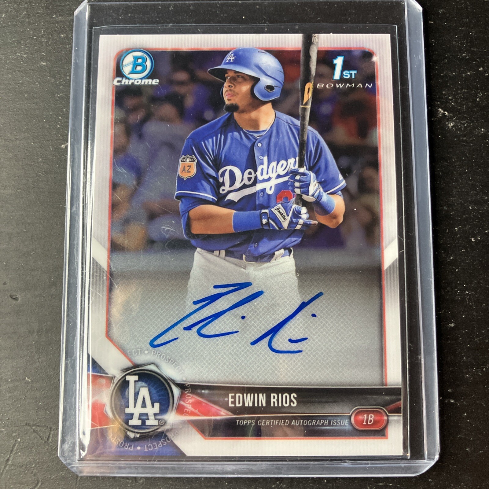2018 Bowman Chrome - Edwin Rios- 1st Bowman AUTO